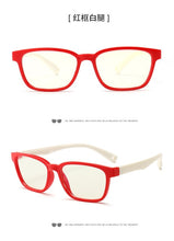 Load image into Gallery viewer, Bendable Children Optical Glasses Flexible One-piece Safe Eyeglasses Plain Mirror Silicone Anti-blue Light Goggles Eyewear Frame
