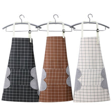 Load image into Gallery viewer, Apron With Cooking Cotton Waterproof