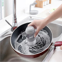 Load image into Gallery viewer, 2019 New Household Kitchen Washing Utensils Pot Dish Brush with Liquid Washing Soap Dispenser Pot Brush Dish Brush Cleaning
