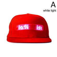 Load image into Gallery viewer, Hip Hop Hats Bluetooth LED Hat Programmable Credit Roll Message Display

