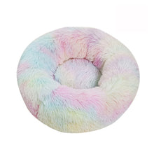 Load image into Gallery viewer, Soft Warm Round Pet Cat Bed Comfortable Pet Nest Dog Cat Washable Kennel Easy To Clean Dog Bed Warm House For Pet
