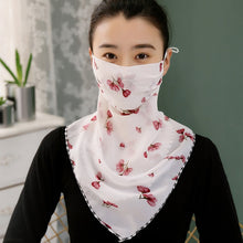 Load image into Gallery viewer, New Sunscreen Mask Neck Protection Thin Breathable Silk Scarf Full Covering
