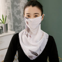 Load image into Gallery viewer, New Sunscreen Mask Neck Protection Thin Breathable Silk Scarf Full Covering
