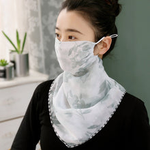 Load image into Gallery viewer, New Sunscreen Mask Neck Protection Thin Breathable Silk Scarf Full Covering
