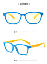 Load image into Gallery viewer, Bendable Children Optical Glasses Flexible One-piece Safe Eyeglasses Plain Mirror Silicone Anti-blue Light Goggles Eyewear Frame
