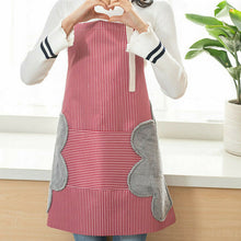 Load image into Gallery viewer, Apron With Cooking Cotton Waterproof
